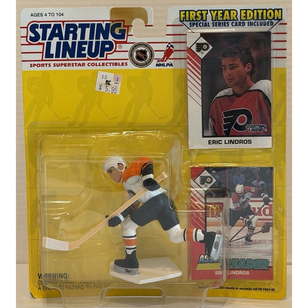 Vintage 1993 Kenner NHL Starting Lineup Eric Lindros PA NOS FREE SHIPPING